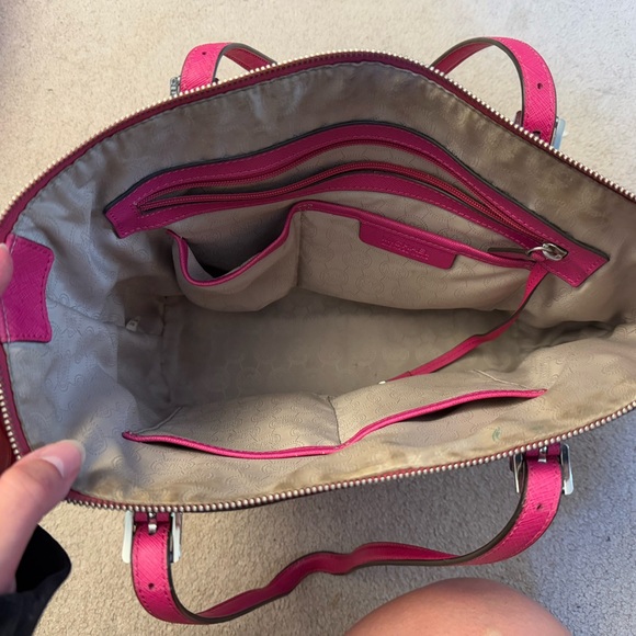 Michael Kors Pink Tote Bag - Picture 6 of 8
